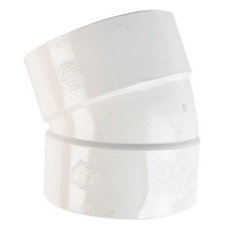 Plastic Trends P1704 4 in. 22.5 Degree Elbow 4003414
