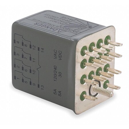 Square D RELAY 240VAC 5AMP TYPE R +OPTIONS 8501RS34V20