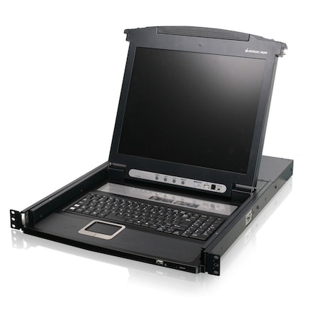 Iogear GCL1808 Rackmount LCD - 8 Computer(s) - 17" LCD - SXGA - 1280 x 1024 - 1 x USB - Daisy Chain GCL1808