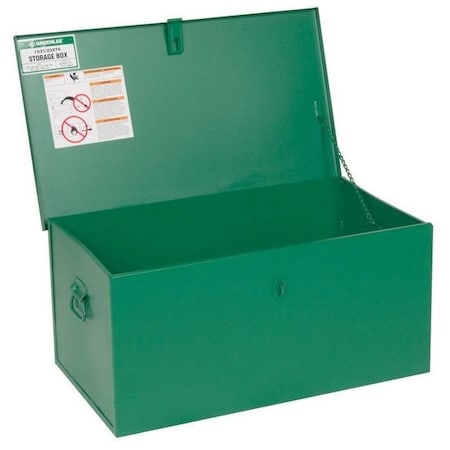 Greenlee Welder's Box, Green, 31 in W x 18 in D x 15 in H 1531