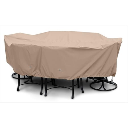 Koverroos Weathermax X-Large Dining Set Cover- Toast - 132 L x 74 W x 28 H in. 41452