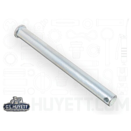 Huyett Clevis Pin, Zinc Plated, 0.500 in Dia x 4.766 in Overall L x 5.000 in Shank L x 0.156 in Hole Dia CLPZ-0500-5000