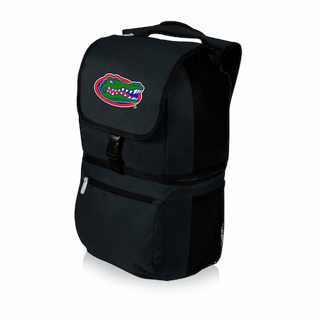 Picnic Time Family Of Brands NCAA Florida Gators Zuma Backpack Cooler - Soft Cooler Backpack - Lunch Cooler, Black 634-00-175-164-0