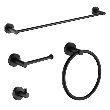 Anzzi Bathroom Hardware Set AC-AZSET1-MB
