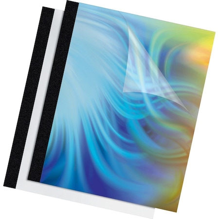 Fellowes THERMAL BINDING COVERS ARE MADE OF DURABLE, HEAVY GAUGE MATERIAL AND OFFER A TRA 5222701