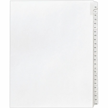 Avery reg Allstate Style Collated Legal Dividers, White AVE01704