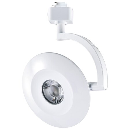 Satco Orb 12 Watt LED H-Style Track Head CCT Selectable 24 Degree Beam Angle White Finish 120V H-Style TH670
