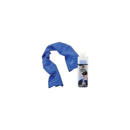 Ergodyne Chill-Its 6602 Evaporative Cooling Towel, Blue, Polyvinyl Alcohol (PVA) 12420