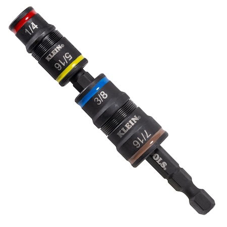 Klein Tools Double Ended Nutsetter, L:5/8", 4 Sizes 32932