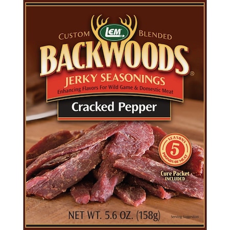 Lem Backwoods 5.6 Oz. Cracked Pepper Jerky Seasoning 9024