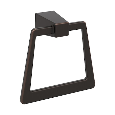 Amerock Blackrock Oil Rubbed Bronze Contemporary 6-13/16 in 173 mm Length Towel Ring BH36002ORB