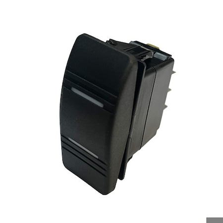 Switch Components Contura Style Rocker, 4P SPDT ON-OFF-ON, Blue/Blue LEDs IP56 SRD2-1F-DC-1-BUU