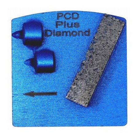 Virginia Abrasives PCD Grinder Tooling, 3PK 425-H08670