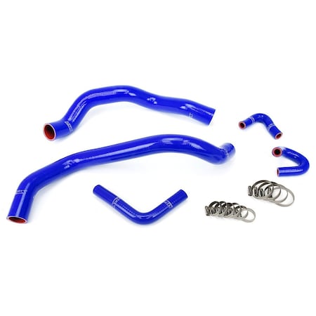 Hps Performance High Temp Reinforced Silicone Radiator and Heater Coolant Hose Kit, Blue,  57-1401-BLUE