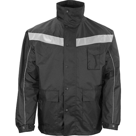 Reflective Apparel ANSI Type R Class 3 Waterproof 3-Seasons Parka, Outer Shell 431ST-BK-6X