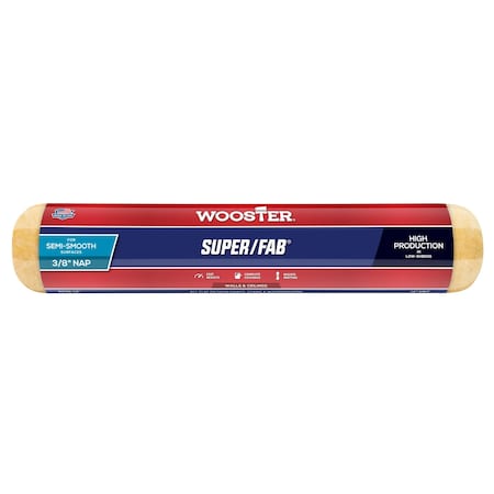 Wooster R239 14 in. Super Fab 0.37 in. Roller Cover 71497178060