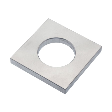 Zoro Select Square Washer, Fits Bolt Size M22 , Steel Zinc-Plated Finish Z8922-ZN