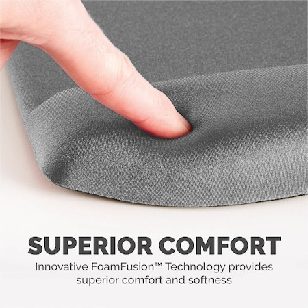 Fellowes PLUSH TOUCH MOUSEPAD/WRISTREST W/FOAM FUSION TECHNOLOGY 9252201