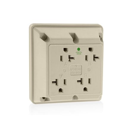 Leviton Four-In-One Receptacles 20 Amp, 125 Volt 21254-HI