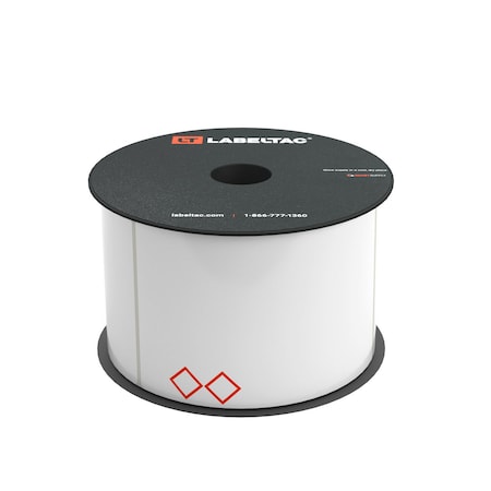 Labeltac GHS Die-Cut Labels, 4 and Pro Model 3in x 4.5in, 200 labels, 2 Diamond LT34GHS2-V2