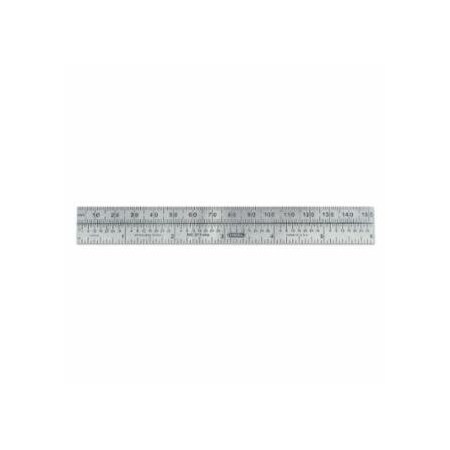 General Tools Economy Precision Stainless Steel Rules, 6 in X 3/4 in, Stainless Steel, Inch, 12PK 318-311ME