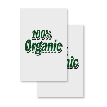 Signmission Organic, Vinyl Decals Only 24 Inch x 36 Inch, Vinyl Decal, 2PK DSB-2436-2PACK-Organic