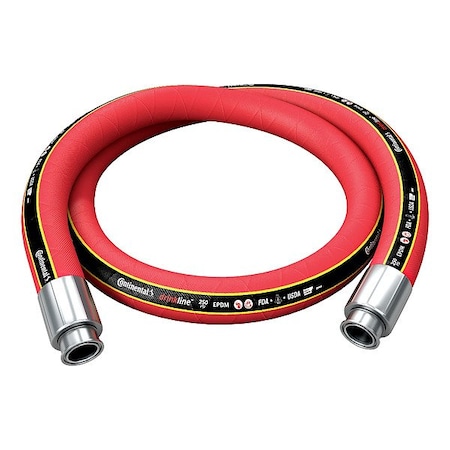 Continental 1-1/2"X20' RED DRINKLINE EPDM SS TC + TC DNK150-20TC