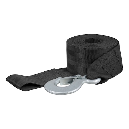 Curt 23' Winch Strap with Snap Hook, 4,800 lbs 29452