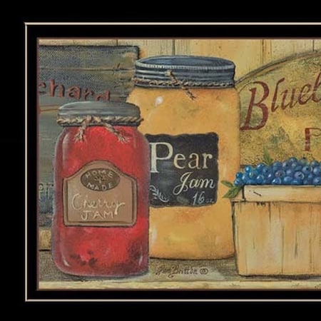 Homeroots Set Of Three Country Kitchen 2 Black Framed Print Kitchen Wall Art, 3PK 406626