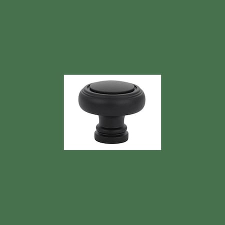 Patioplus 1.25 in. Norwich Cabinet Knob, Flat Black PA2056082