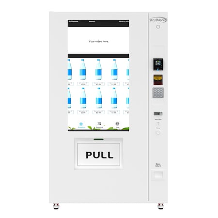 Koolmore Freezer Ice Cream Vending Machine 44 Slots Featuring 49 Inch Touch Display, Bills, Coins, CC Reader KM-VMFWT-36BCR