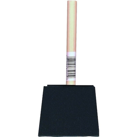 Prosource Paint Brush, 3 W in Brush, Foam Brush, Wood Handle 850530