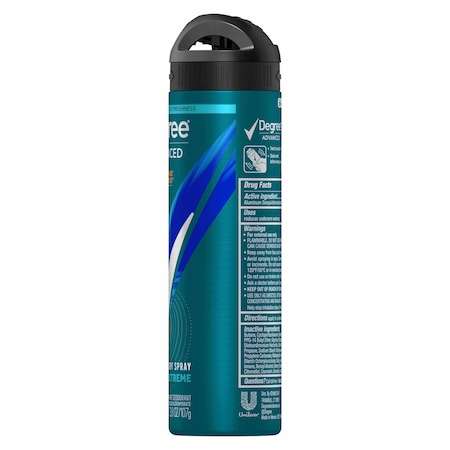Degree Men Extreme Dry Spray Antiperspirant, 3.8 Ounce, 12PK 62679184