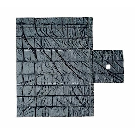 Mytee Products Heavy Duty 18oz Lumber Tarp 20x27 6ft Drop - Black LT6FT