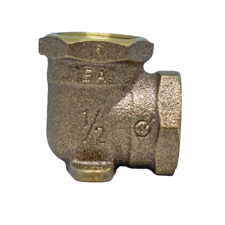 Anderson Metals 1/2 in. FIP in. X 1/2 in. D FIP Bronze Drop Ear Elbow 44846LFAH