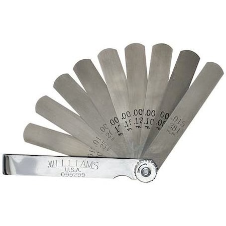Williams Williams Standard Feeler Gauge Set JHWGS-2