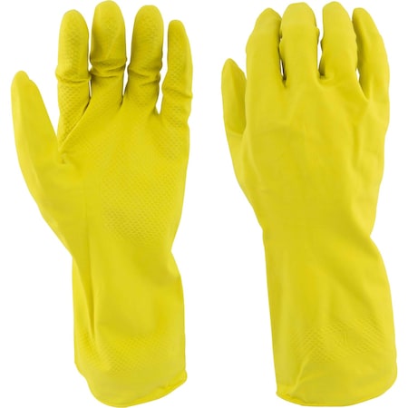 Ironwear 12" Flock Lined Latex Gloves, 15 Mil, Medium 4650-MD