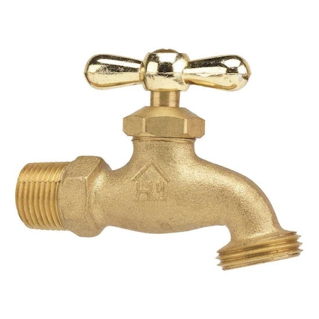 Danco 1/2 in. Brass MPT x MHT Hose Bibb VHBSTDC3EB