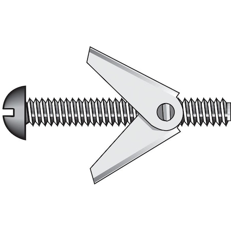 Hillman Fas-N- Tite 3/16 in. D X 3 in. L Round Steel Toggle Bolt, 50PK 370054