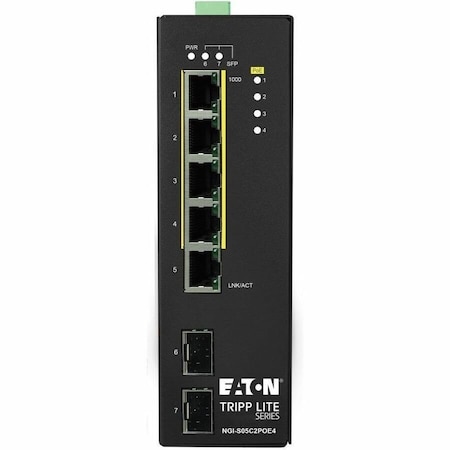 Eaton EATON Ethernet Switch 5-Port Gigabit Managed NGI-S05C2POE4