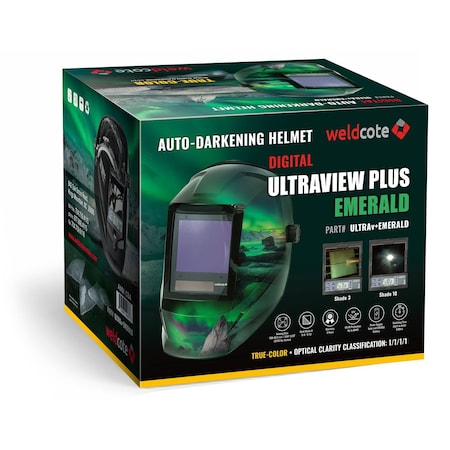 Ultra-View Plus ULTRAVIEW PLUS Helmets - EMERALD Visual Wrap, 4PK ULTRAv-EMERALD