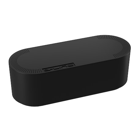 D-Line Large Black Cable Tidy Unit, 4PK US/CTULGEB/SW/4