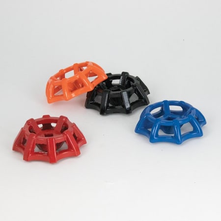 Strahman Washdown Equipment Black Handwheel Cast Iron GVHWFBLACK