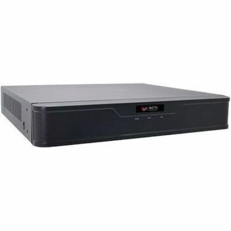 Acti 16-Channel Mini Standalone NVR 8MP - 22 TB HDD - Network Video Recorder - HDMI - 4K Recording ZNR-127