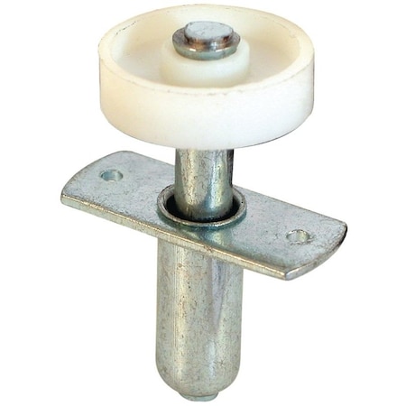 Prime-Line Roller Guide, Steel, White N 6614