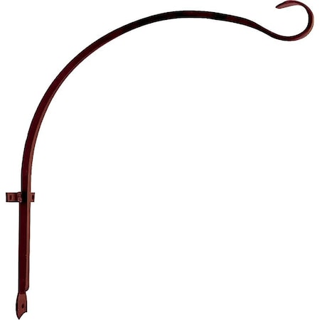 Landscapers Select Hanging Plant Hook, 16 in L, Steel, Hammered Bronze, Wall Mount Mounting GB-3040