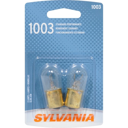 Sylvania Bulbs, 12 W, 12.8 V, Mini-Halogen 1003.BP2