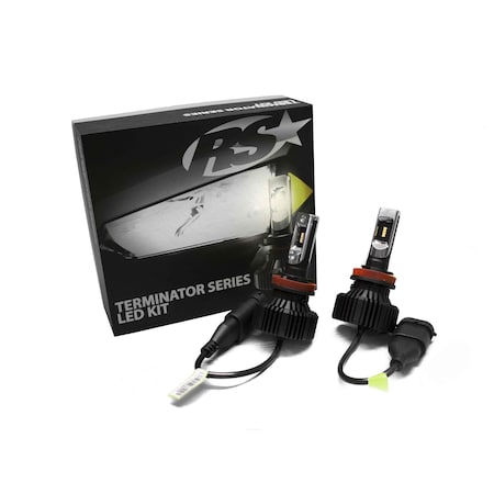 Race Sport Lighting Terminator Series H10 Fanless Led Conversion Headlight Kit H10TLED