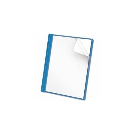 Universal Front Rprt Cover, Tang Fstnr, Lt Blue, 25PK UNV57121