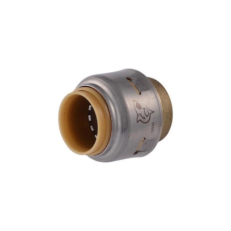 Reliance Worldwide Cap, 1/2 in, Brass, 200 psi Pressure U514LFA4